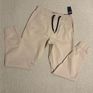Hollister Advanced Stretch Skinny Jogger Pants - Men’s Medium Tan/Khaki